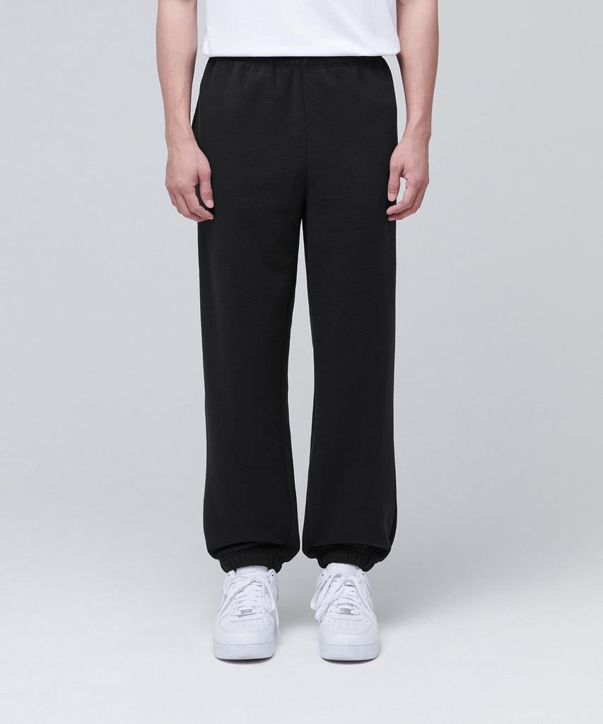 MUSINSA STANDARD Polar Fleece Sweatpants [Black]