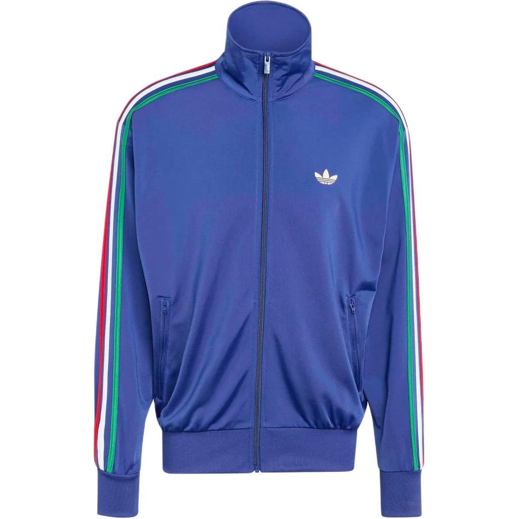 adidas Оригиналы Firebird Полосатая Вышитая Логотип Высокий Воротник Молния Длинный Рукав Куртка Мужские куртки KD3846