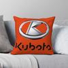 Kubota Square Pillowcase Polyester Linen Velvet Printed Zip Decorative Throw Pillow Case Sofa Cushion Case 45X45