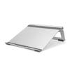 Archis Laptop Tablet PC Movable Infinitely Adjustable Aluminum Material Load Stand, L-shaped Legs, Axis, (Thickness 3mm), Capacity 2.5kg, Silver,