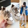 White Shoes Thick Soles 2024 Spring New Fashion Super-fire Light Casual Sneakers Ladies Board Shoes To Increase The Height