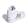 Adidas Neo Entrap Mid Прочные Амортизирующие Высокие Кеды для Скейтбординга Женские Кеды для Скейтбординга Белый Фиолетовый FW3480