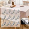 12 Pieces Picnic Tablecloth Clips Table Cloth Holders Premium Cover Clamps for Dining