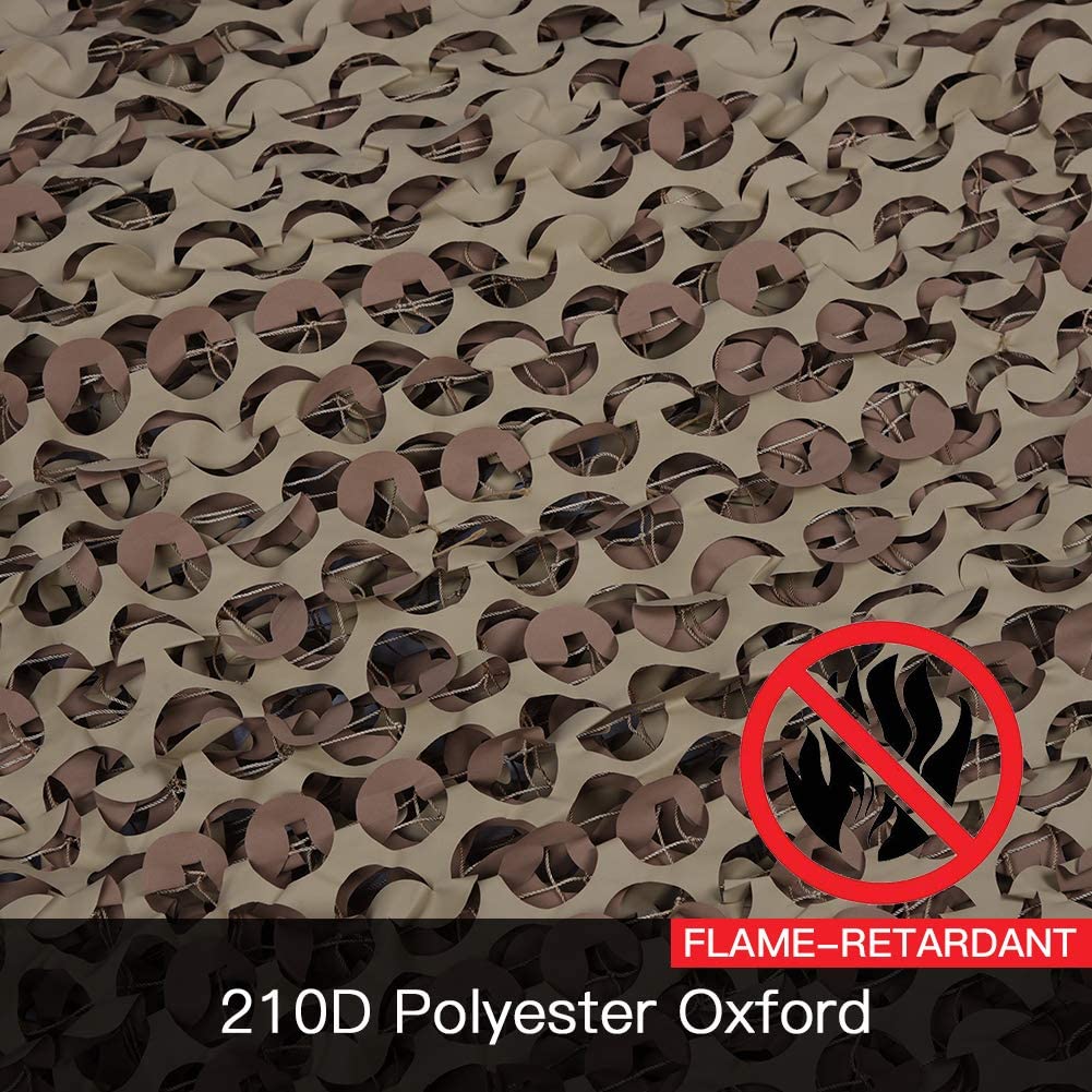 Kylebooker 1.5m Width Fire Retardant Gardening Shade Sails & Nets Camo Blind Material for Deer Hunting, Sunshade, Tree Stand, Party Decorations