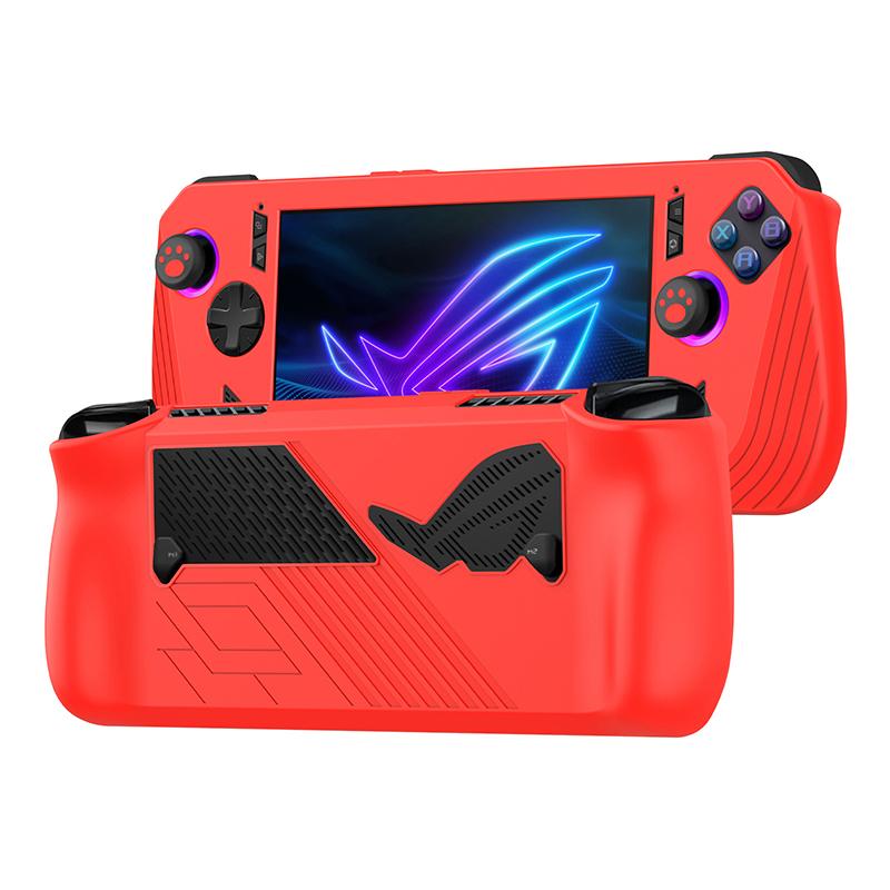 Для игровой консоли Asus Rog Ally X Силиконовый защитный чехол Ударопрочный защитный корпус Чехол-рукав Защитная пленка-кожух от царапин