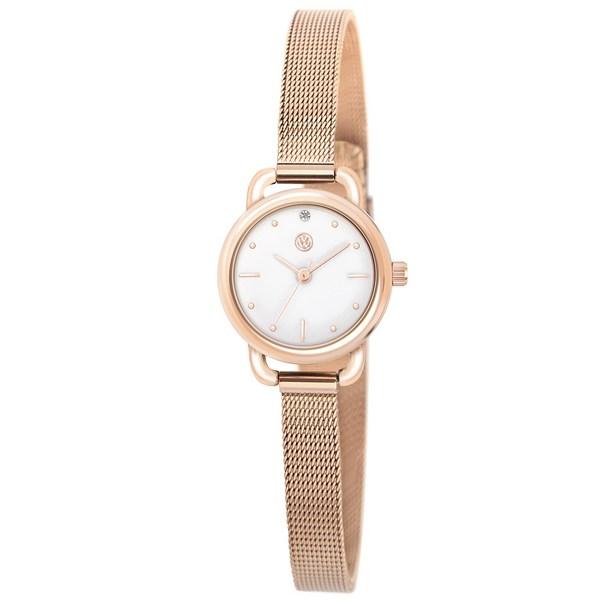 Volkswagen Женские металлические часы Swarovski Stone VW-Whitestone