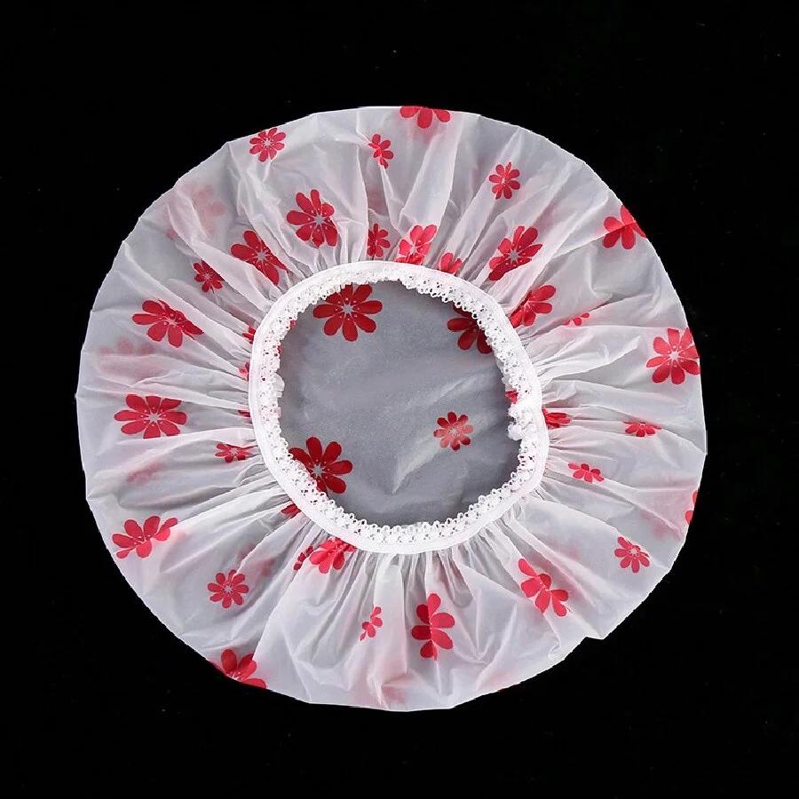 5 шт. водонепроницаемая шапочка для душа женская бытовая для купания против масла и дыма уход за волосами шапочка для душа шапочка для сухих волос