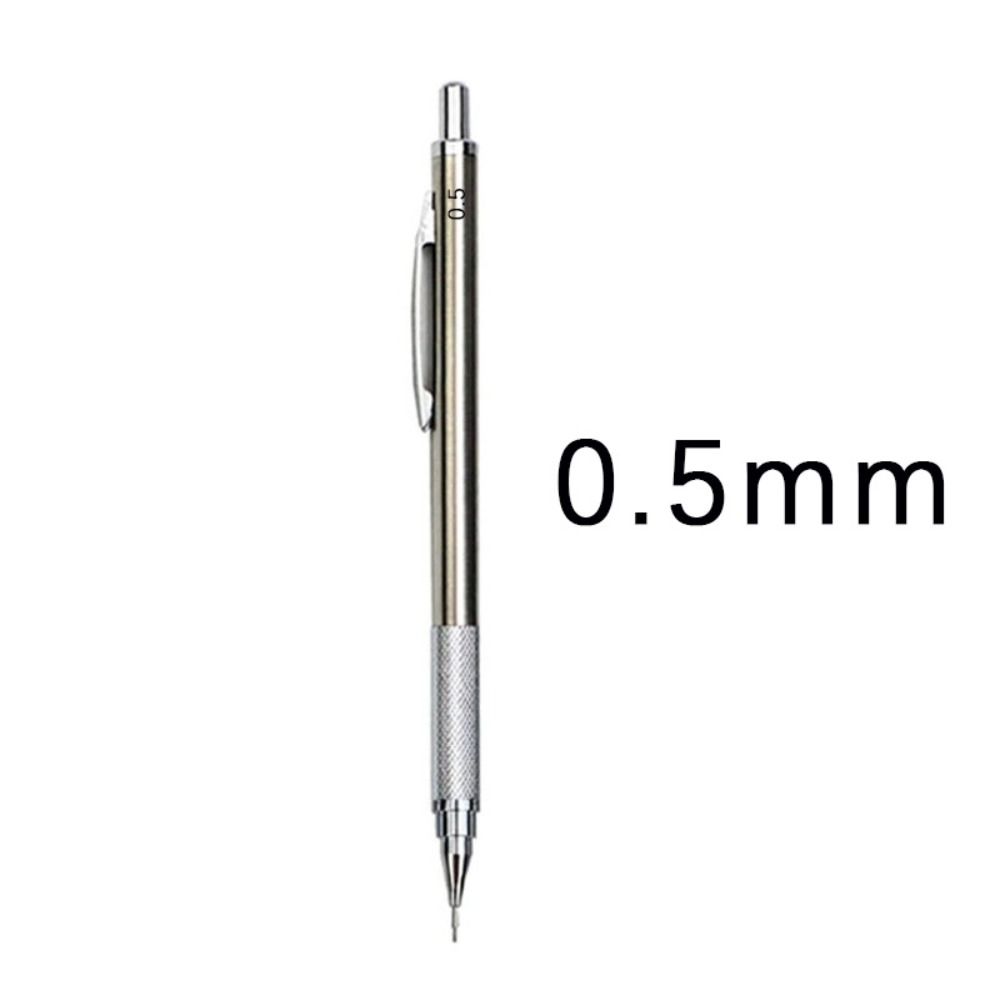 Drawing Writing Tool Mechanical Pencil Metal Movable Pencil Simple Sketch Pencil Students