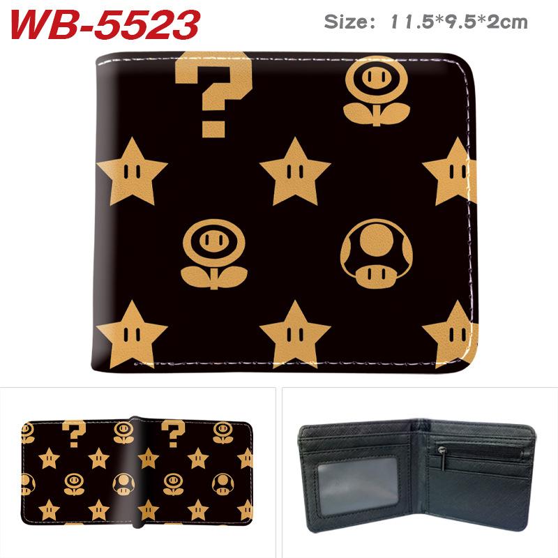 Superhero Anime Cartoon Bifold Wallet Full Color Print 2D Student Girls Boys Short Purse