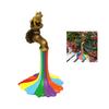 Лягушка Радуга кран орнамент смола сад декоративный животное радуга кран статуя ремесло для улицы