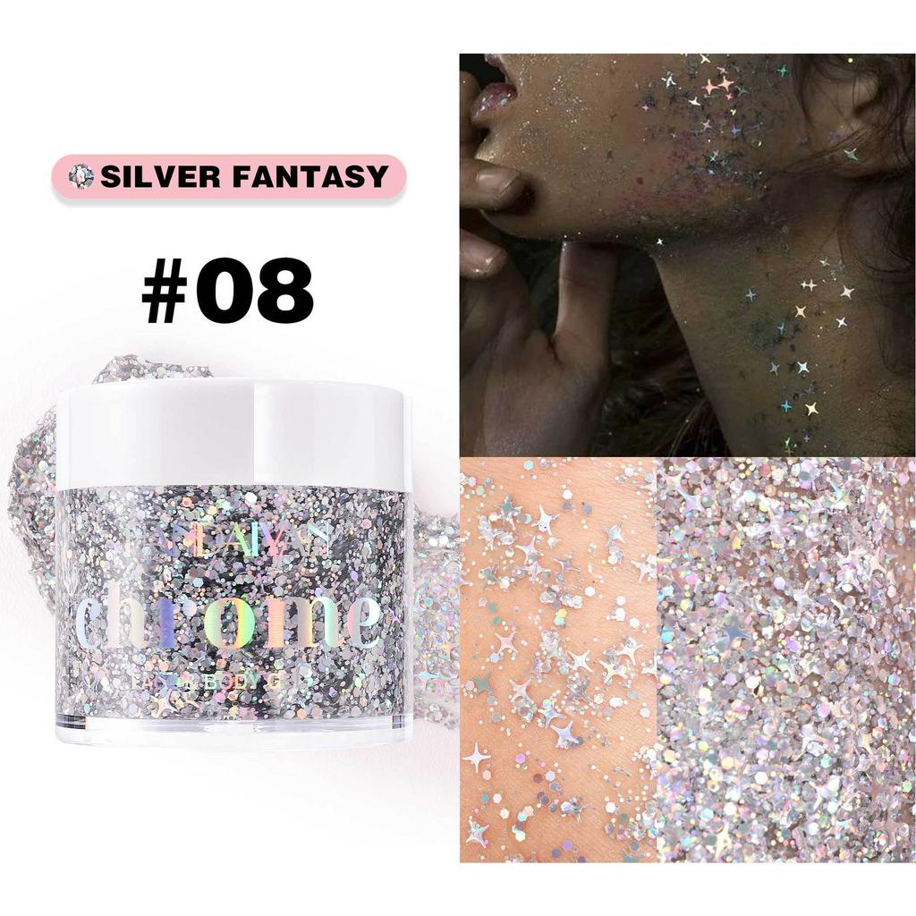 Блестящий гель для тела Mermaid Густой тонкий блестящий гель для волос на лице Тела для музыкального фестиваля концерта рождественской вечеринки Аксессуары