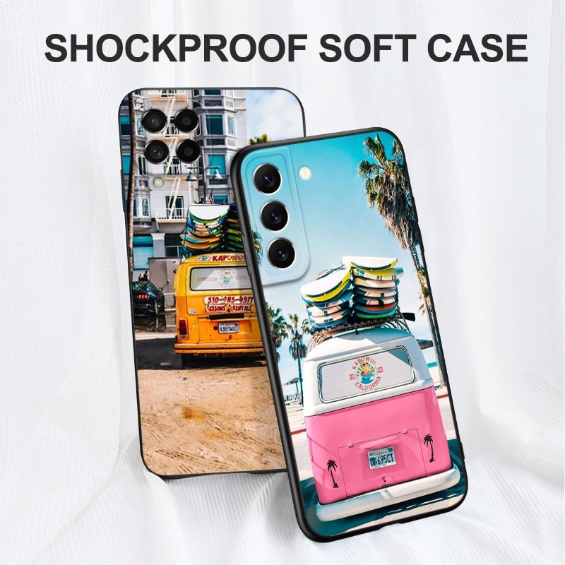 Черный чехол из ТПУ для Samsung Galaxy A03 SM-A035 A03 Core A03S A13 A23 LTE A33 A53 A73 4G 5G Combi Van Surf