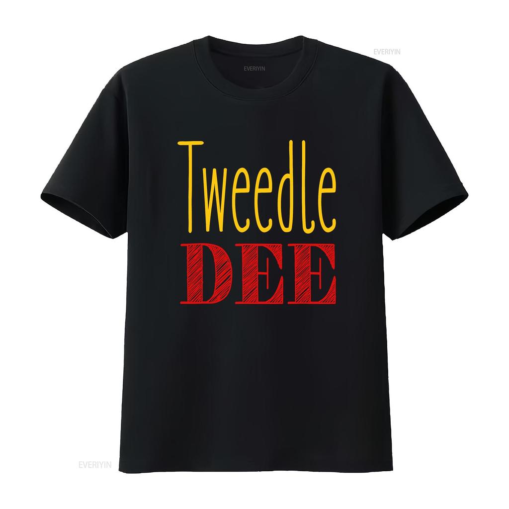 Tweedle Dee T Shirt Halloween Costume vintage Washed Soft Versatile Slightly designer clothes Unisex Breathable graphic