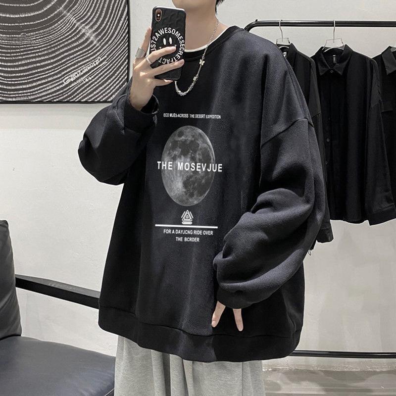 Men's 2023 Trendy Long-Sleeve Thin Sweatshirt: Spring & Autumn Inner Wear