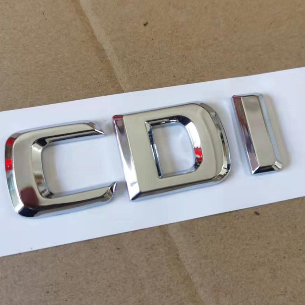 1X ABS CDI E270 Plastic Car Trunk Rear Letters Badge Emblem Emblems Decal Sticker for B/enz E260 E Class
