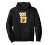 Lucky Cat Cute Maneki Neko Vintage Style Hoodie