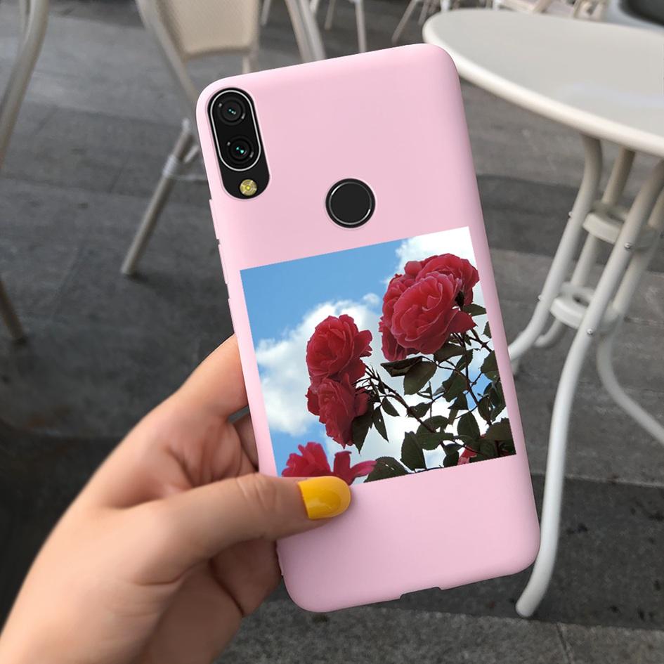 Мягкий чехол для Xiaomi Redmi Note 7 Чехол Funda для Redmi 7 7A Модный силиконовый чехол-подсолнух для Redmi Note7 Pro Задняя крышка
