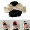 Bow Knot Headwear Soft Hairpiece Fashionable Baby Bangs Wig Headband  Newborns Accessories