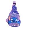 Lilo Stitch Cartoon Kids Crossbody Bag With Breathable Nylon For Daily Use