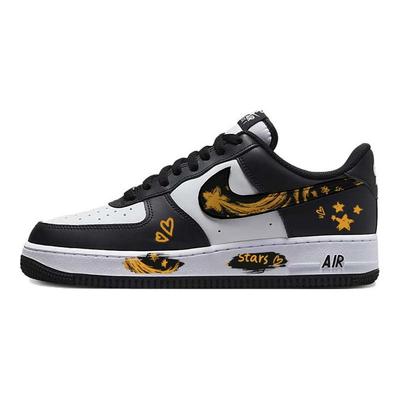 Nike Air Force 1 Нескользящие, Износостойкие, Легкие Низкие Кеды для Скейтбординга Унисекс Черные DV0788-001(Команда56-1)