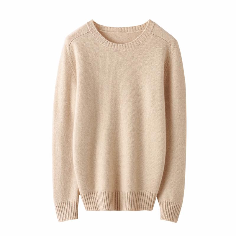 Женский кашемировый свитер Qinghe кашемир 100% кашемир, женский осенне-зимний кашемировый свитер, мягкий и теплый
