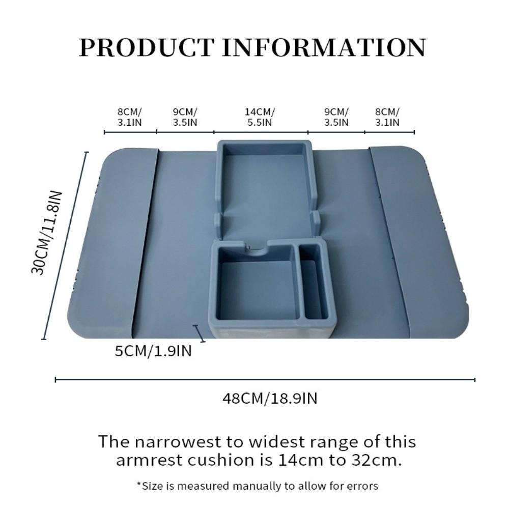 Силиконовая подвесная сумка-органайзер для дивана, нескользящий подстаканник на подлокотник, прочный мини-столик для дивана, закуски