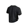 Nike Dri-FIT One Printed Logo Solid Color Round Neck Short Sleeve T Shirt Women Tops Black DD4955-010