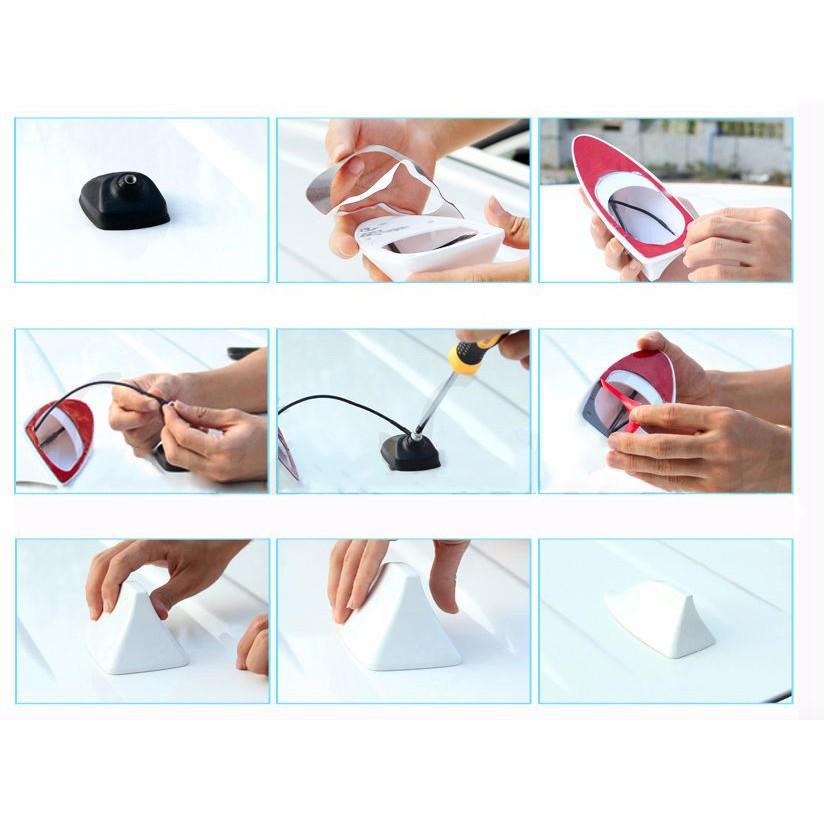 Автомобильная антенна «Акулий плавник» Автомобильная универсальная антенна FM AM радиосигнала Антенна на крыше