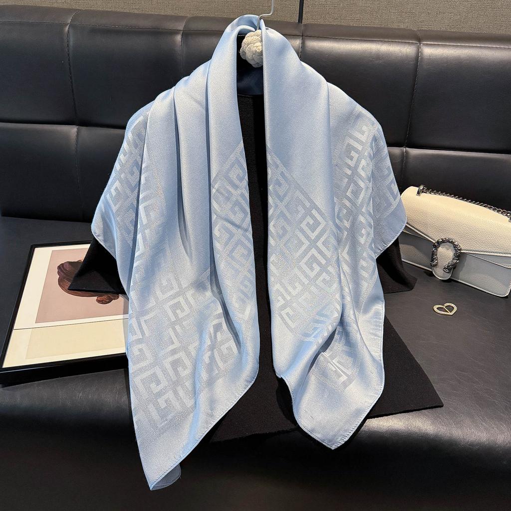 90 Minimalist Silk Scarves Women'S High-End Spring Summer Versatile Sports Style Scarf Tie Scarf