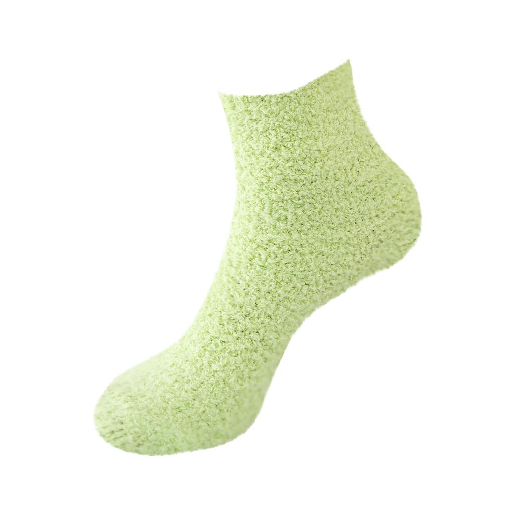 (Projector)Women Fuzzy Cozy Slipper Socks Warm Soft Winter Plush Home Sleeping Socks