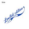 Waterproof Car-styling 16CM*4.2CM Limited Edition Car Sticker Decal  Badge