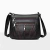 Large Capacity Women PU Shoulder Bag Minimalist Waterproof Crossbody Handbag Vintage PU Leather Messenger Bag Phone Purse