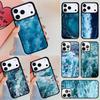 Синие Морские Волны Чехол для Телефона iPhone 17 Air 14 15 13 12 Max Чехол Для Apple 14 15 16 16e 11 Pro Max Plus Coque