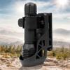 360° Rotating Flashlight Belt Holder with Lever Side Lock Flashlight Cover  Fishing