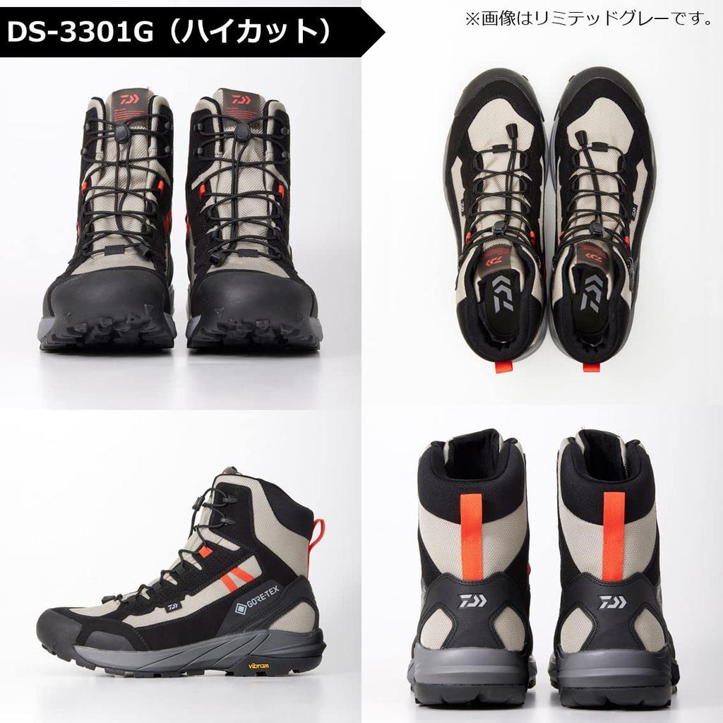Daiwa Обувь для рыбалки Black Gore-Tex (Высокий срез) DS-3301G 27.0