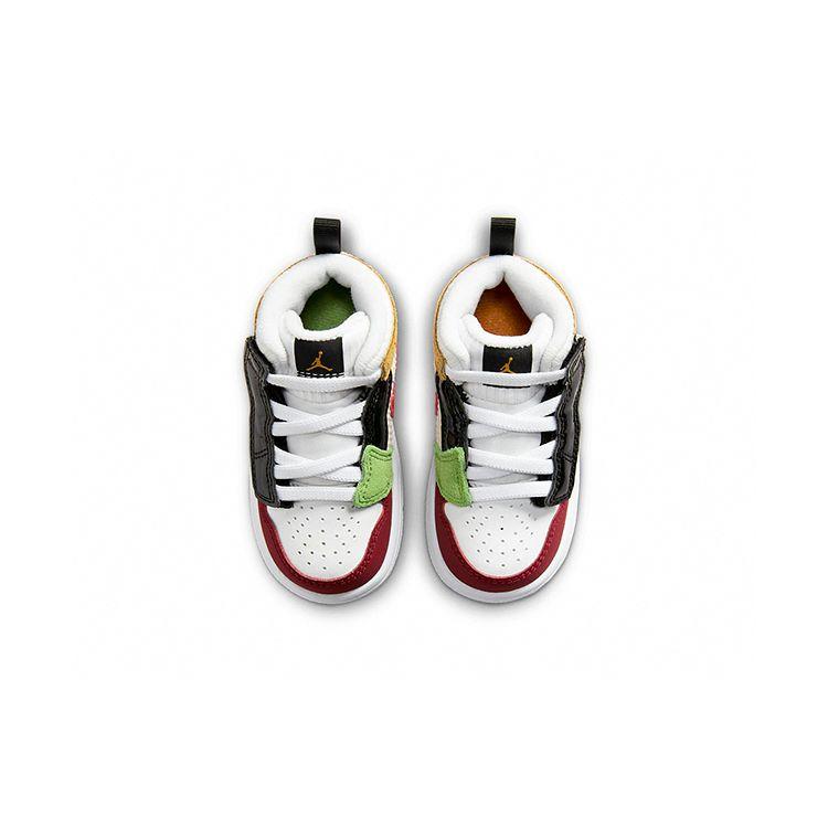 Air Jordan 1 Mid ALT SE TD Жемчужно-белый Спортивный красный DR6961-100