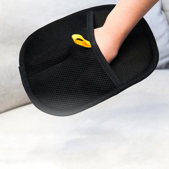 1/2/3Pcs Double Sided Pet Grooming Glove Reusable Cat Hair Remover Dog Massage