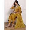 Indian Pakistani Pure Silk Kurti Pant Dupatta Set Women Party Wear Salwar Kameez VF-20219