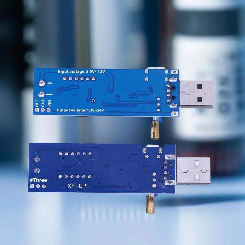USB Boost Converter Module DC-DC Step UP / Down Power Supply Adjustable DC1.2V-24V