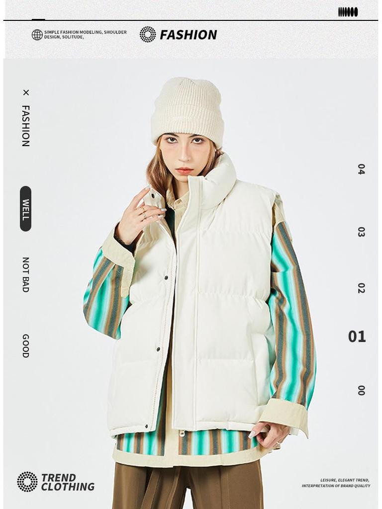 Мужская модная зимняя тяжелая хлопковая жилетка, доступны большие размеры