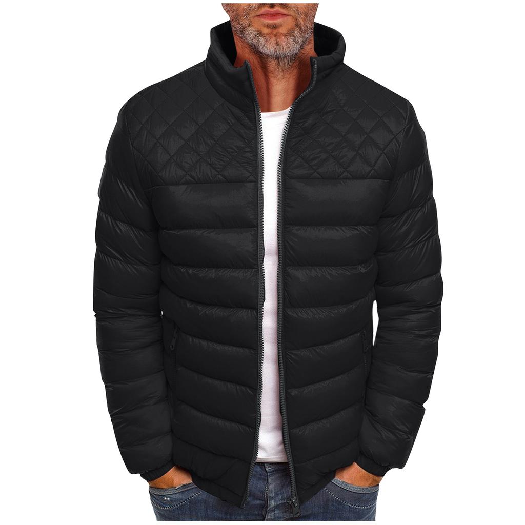 Men's Winter Cotton Padded Jackets Thick Warm Coat Fashion Zipper Cold Blouse Casual Sports Streetwear Male Outwear