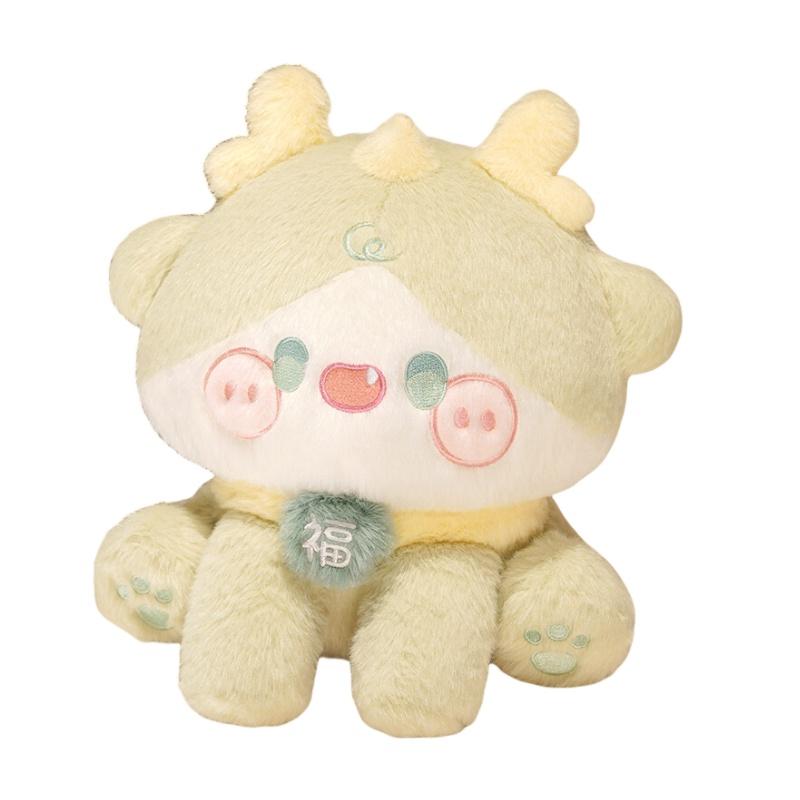 Милая мультяшная плюшевая игрушка оптом, мягкая и пушистая подушка-дракон для подарка на день рождения