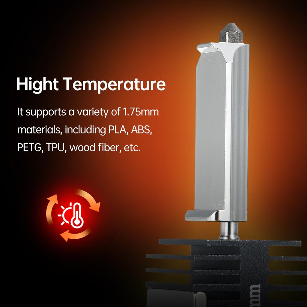 Hot End Kit Extruder Replacement Accessory Compatible with Bambu Lab A1 A1mini 3D Printers High