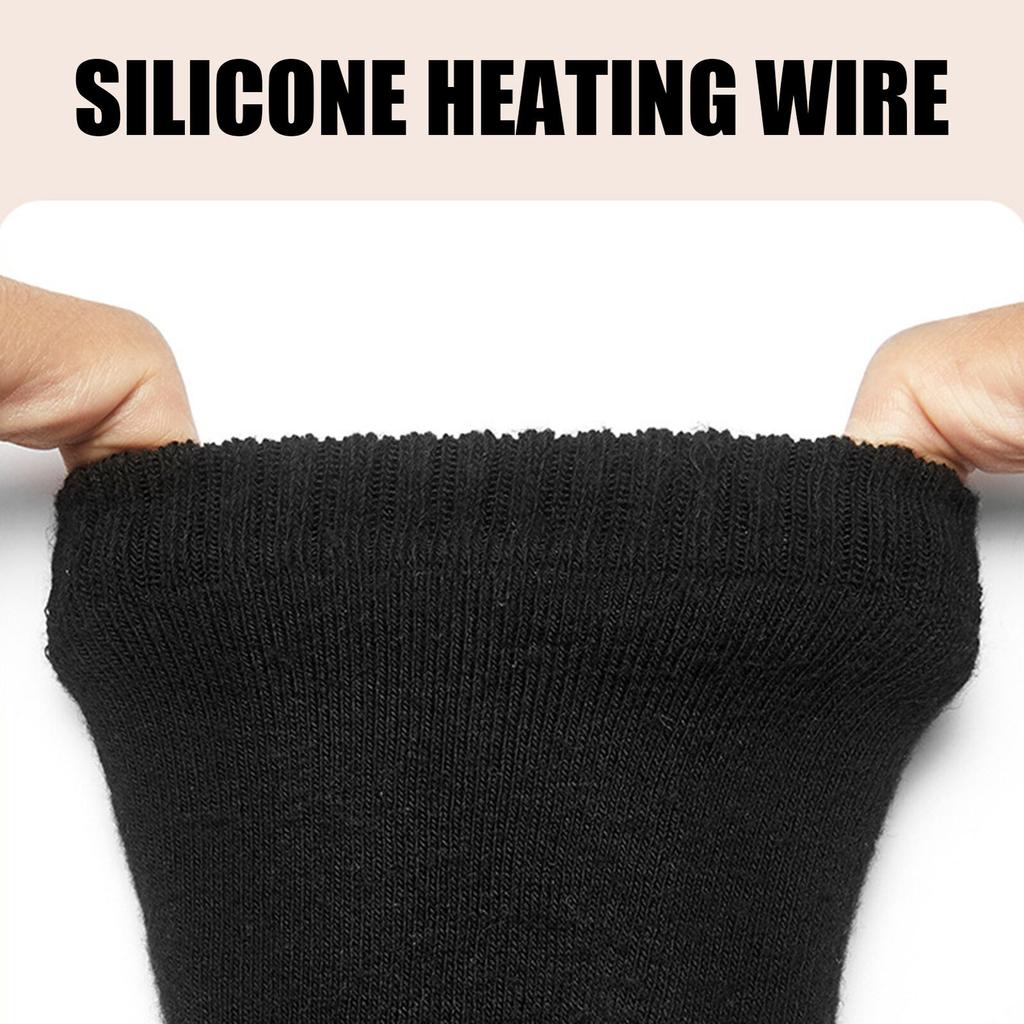 USB электрические носки с подогревом, перезаряжаемые, для мужчин и женщин, зимние термоботинки, грелка для ног