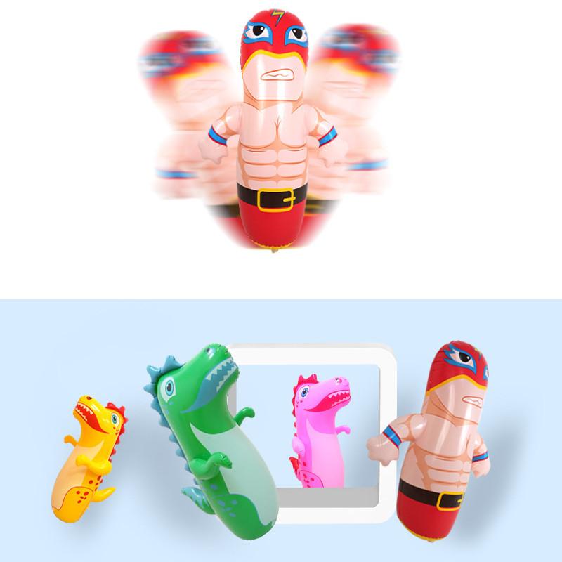 Большая надувная игрушка-неваляшка для снятия стресса, интерактивная кукла для детей и взрослых