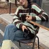 Soft Glutinous Striped Sweater Women Knitwear Autumn and Winter 2023 O Neck Long Sleeve Lazy Style Pullover Sweater Female Top