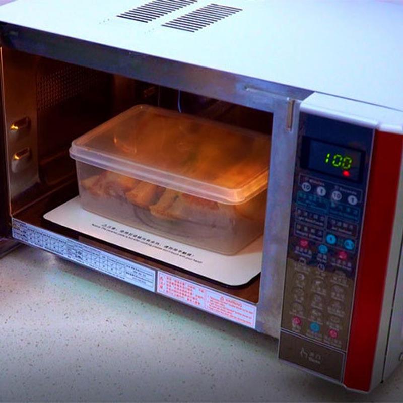 300/500 мл Прозрачный пластиковый прямоугольный контейнер для хранения, Специальный для холодильника, Герметичный, Пищевой, Кухонный контейнер для хранения