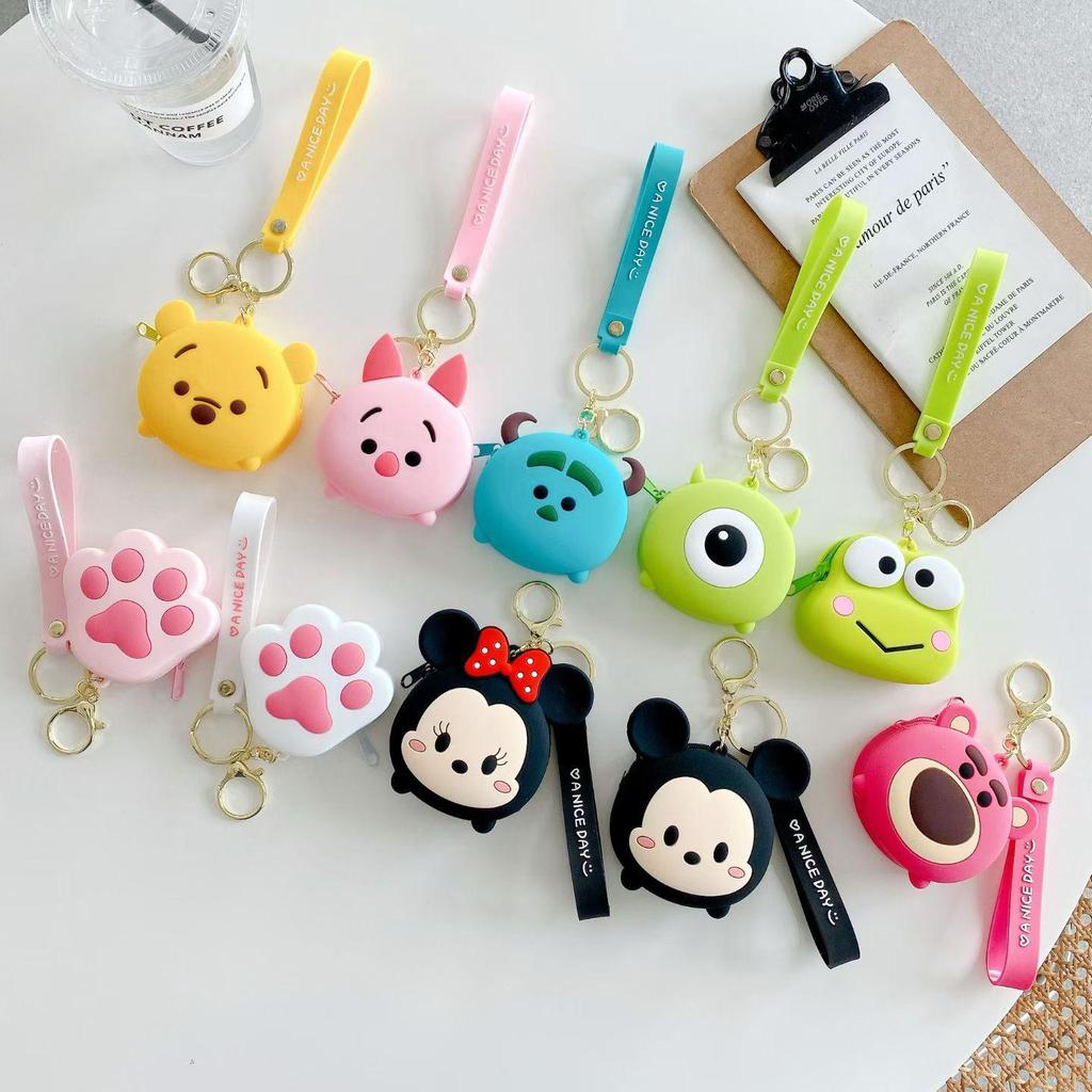 Мультяшный силиконовый кошелек для монет Sanrio - Милая детская сумка для хранения