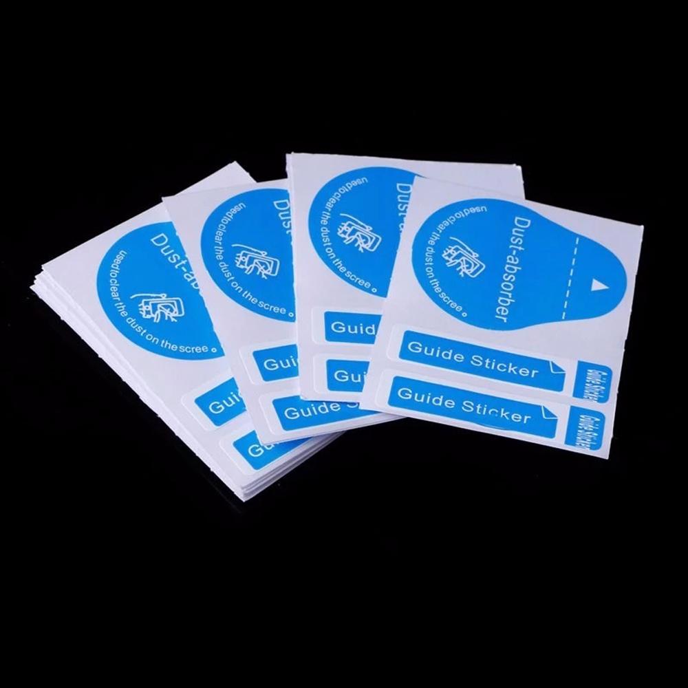 Tempered Glass Dust Papers Cell Phone Dust Absorber Dust Removal Sticker Screen Cleaning Tool