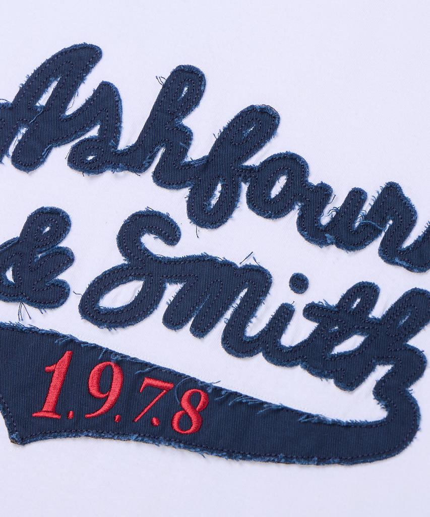 Aeswibon&Seumiseu [Женская] Ashbourne 1978 Футболка с коротким рукавом Ash1009_Белый